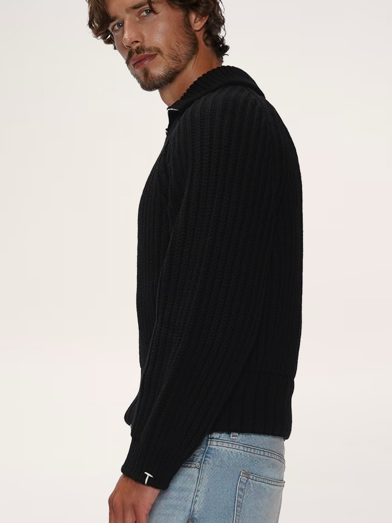 HEAVYWEIGHT HALF-ZIP SWEATER
