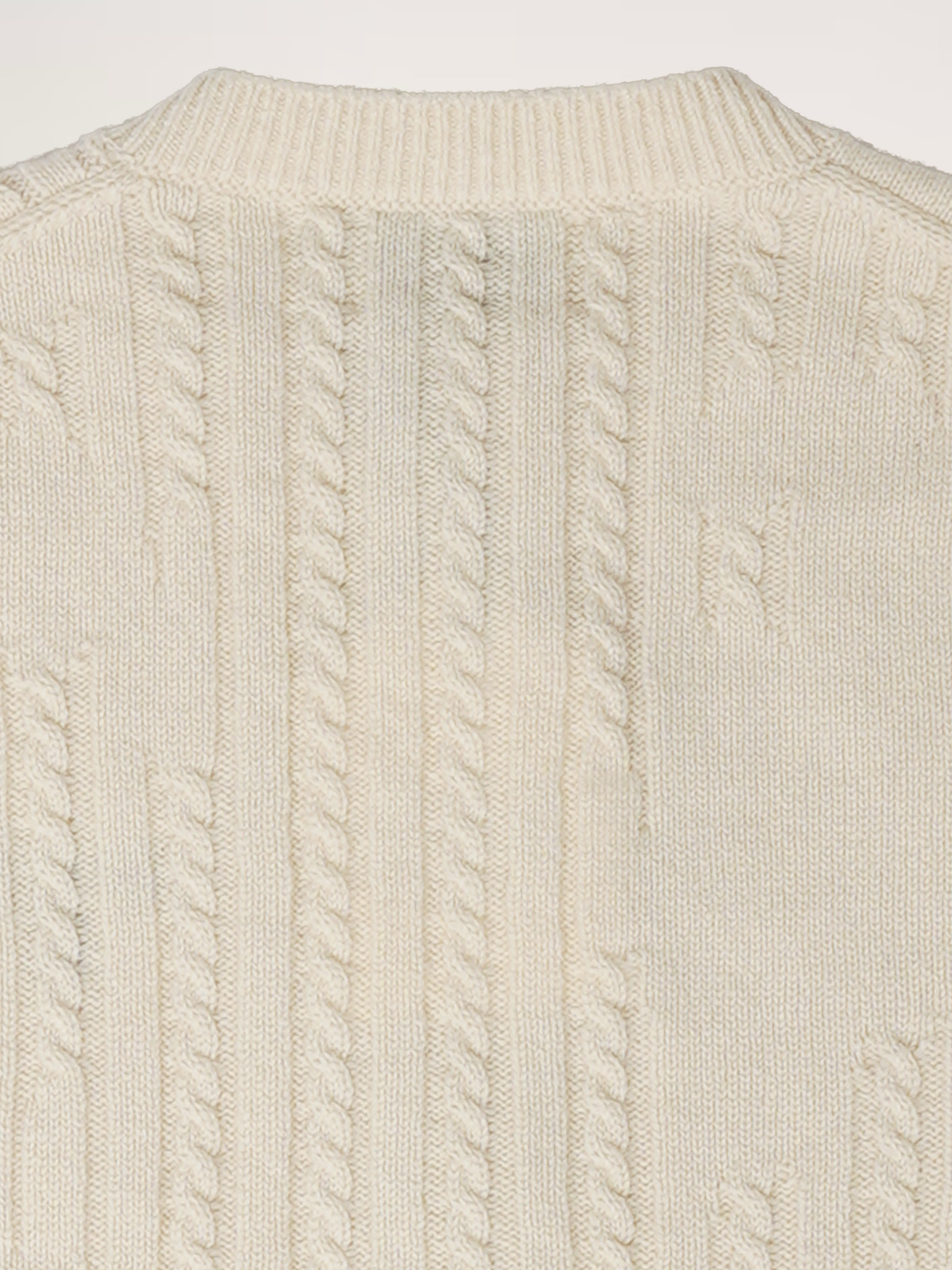 TROMPE L'OEIL CABLE CARIDGAN