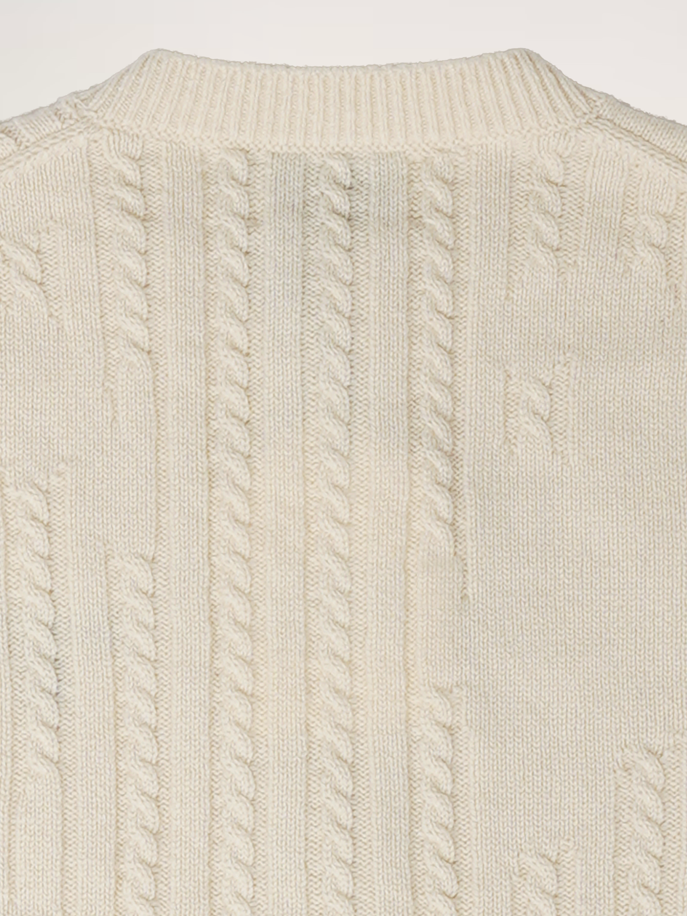 TROMPE L'OEIL CABLE CARIDGAN