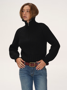 HEAVYWEIGHT HALF-ZIP SWEATER